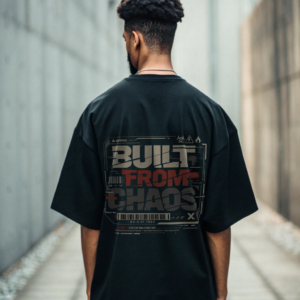 Built From Chaos – Oversized Streetwear T-Shirt