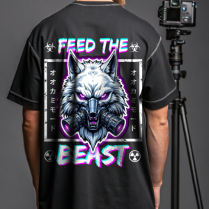 WOLF MODE – Gas Mask Oversized T-Shirt
