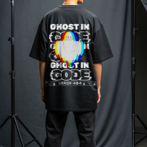 GLITCH GHOST – Reality Error Oversized T-Shirt